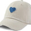 Gorro béisbol diseño corazón desgastado sol talla única