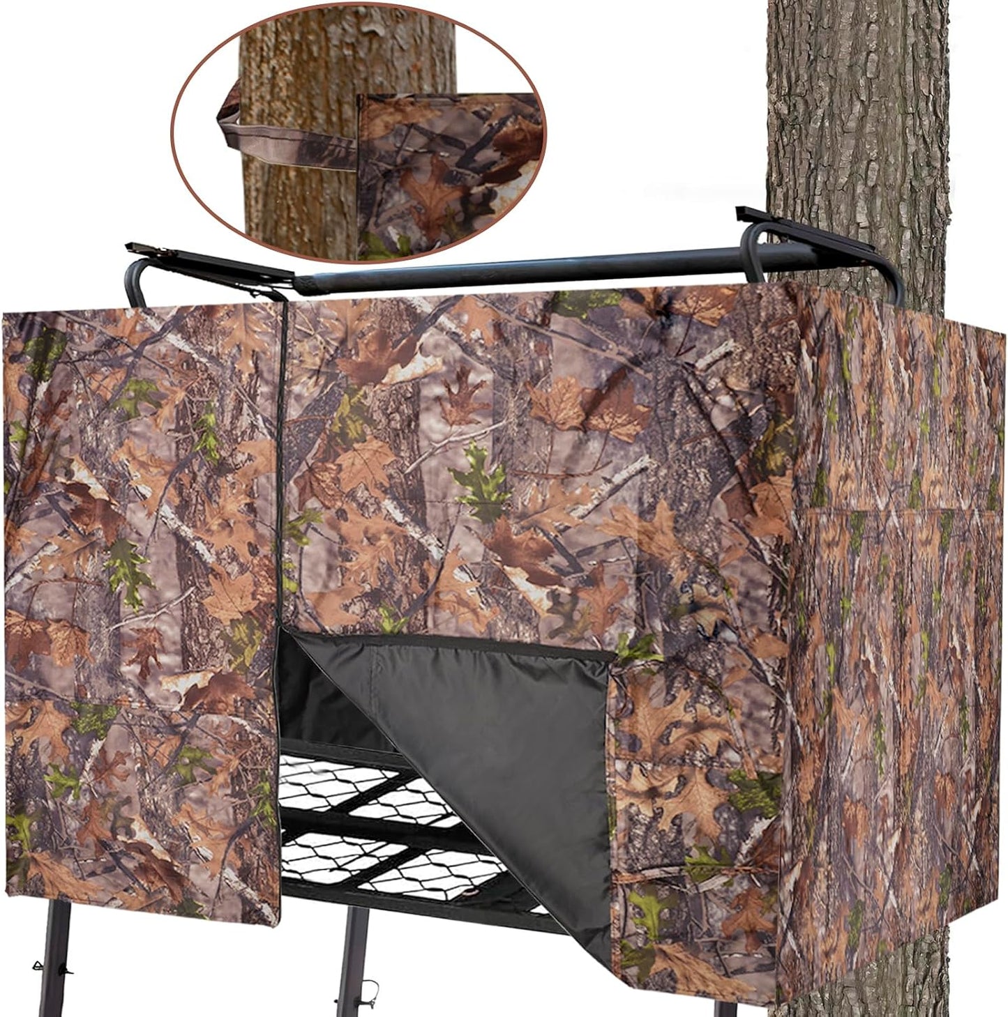 Cubierta ciega camuflaje 110x40" para caza de ciervos