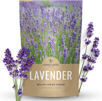 Bolsa lavanda 1lb semillas flores plantar