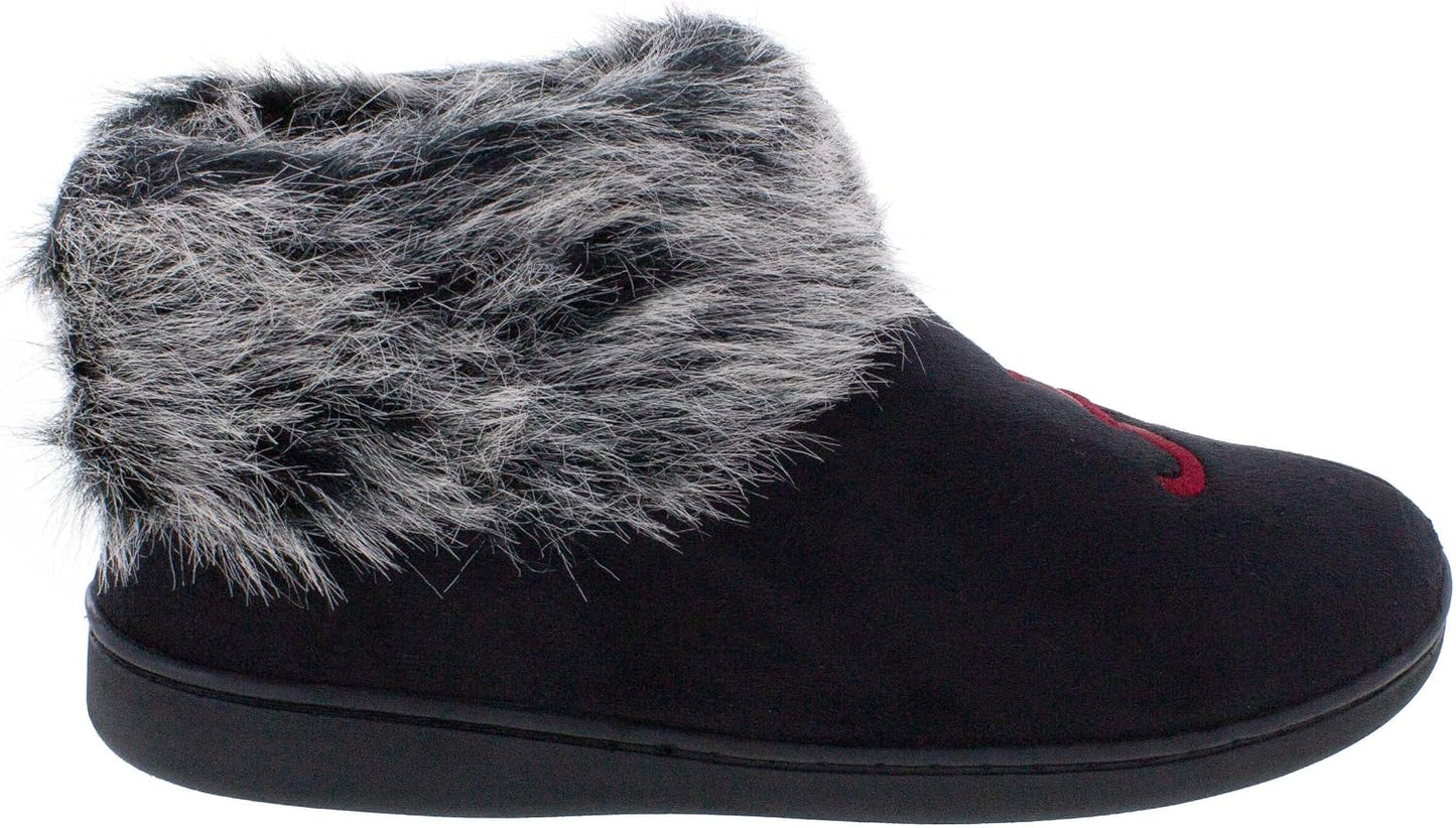 Pantuflas piel oveja sintética NCAA mujer