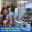 Almohadilla filtro acuario 8 capas hilo cortado 47.24x15.75pulg