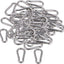 Set 50 anillos acero inox 304 con gancho rápido