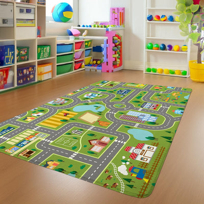 Alfombra antiderrap para niños 3x5pies