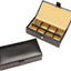 Caja cuero gemelos viaje 8 pares 6.25x1x3