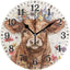 Reloj baño redondo corona vaca 10pulg moderno sala