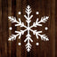 Plantilla copo nieve 6" reutiliz. pintura pared