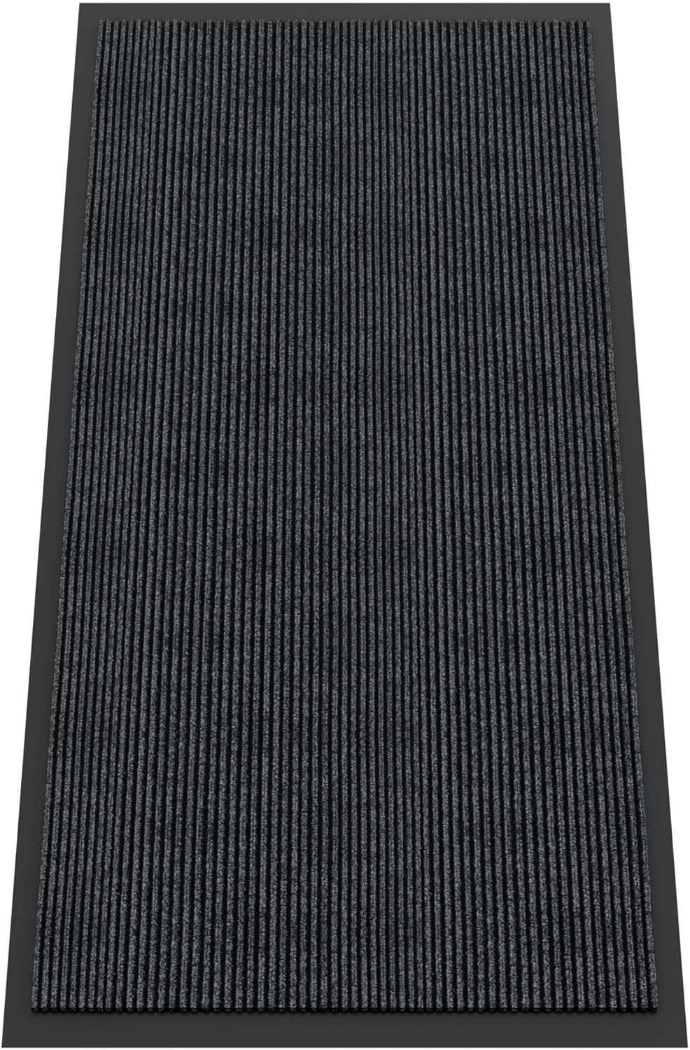 Tapete puerta entrada 6x3ft parte trasera antiderrap gris