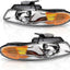 Conjunto faros delanteros comp Dodge Caravan 96-99