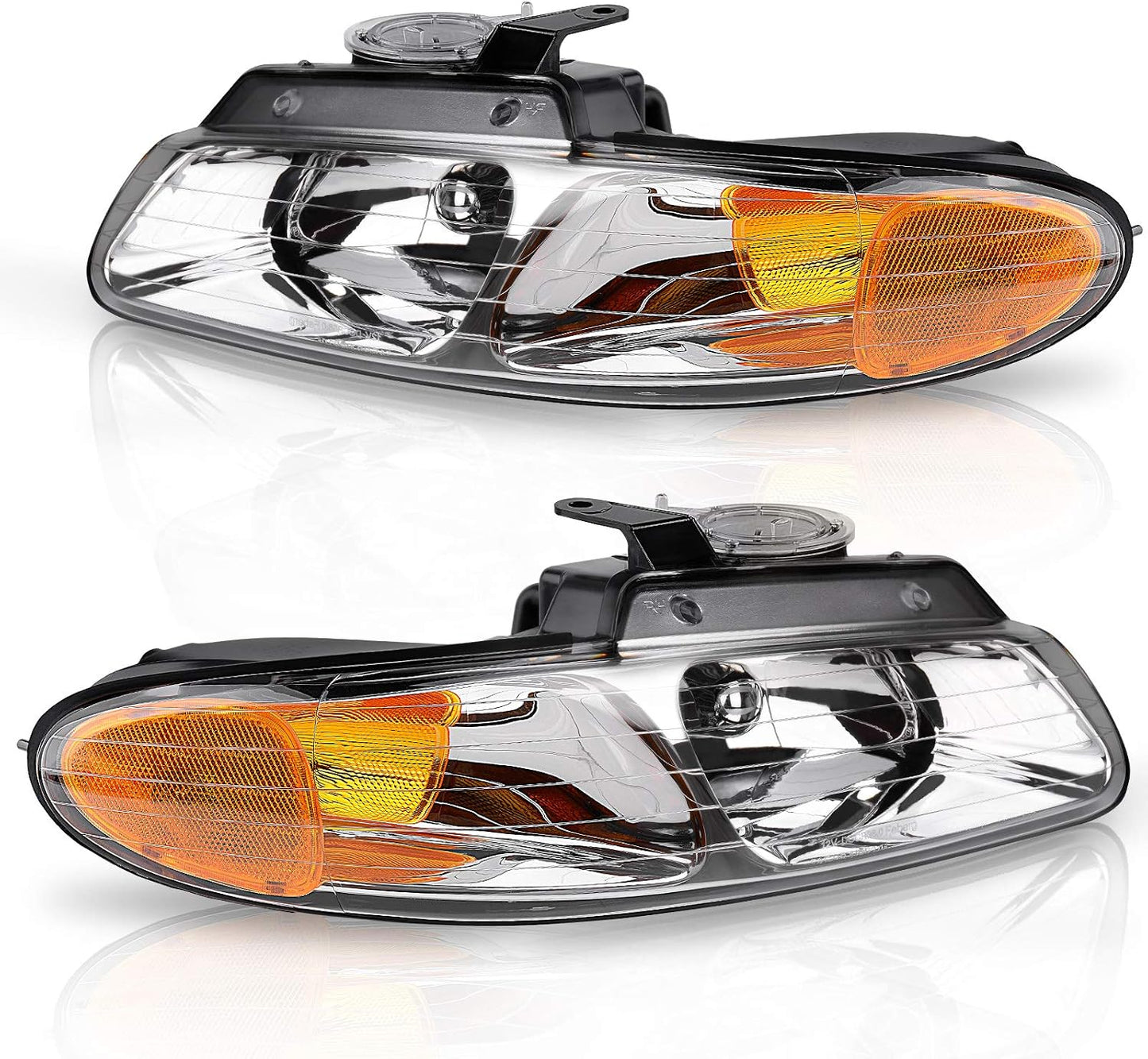 Conjunto faros delanteros comp Dodge Caravan 96-99