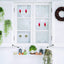 Soporte pared plantas tropicales 12 pzas acrílico decoración hogar