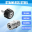 Set 4 adaptadores M22 a 1/4" acero inox