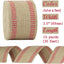 Cinta yute roja 3.5pulg costuras tapicería 10yardas