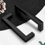 25 Tiradores Cajones Negro Mate 5" Acero Inox