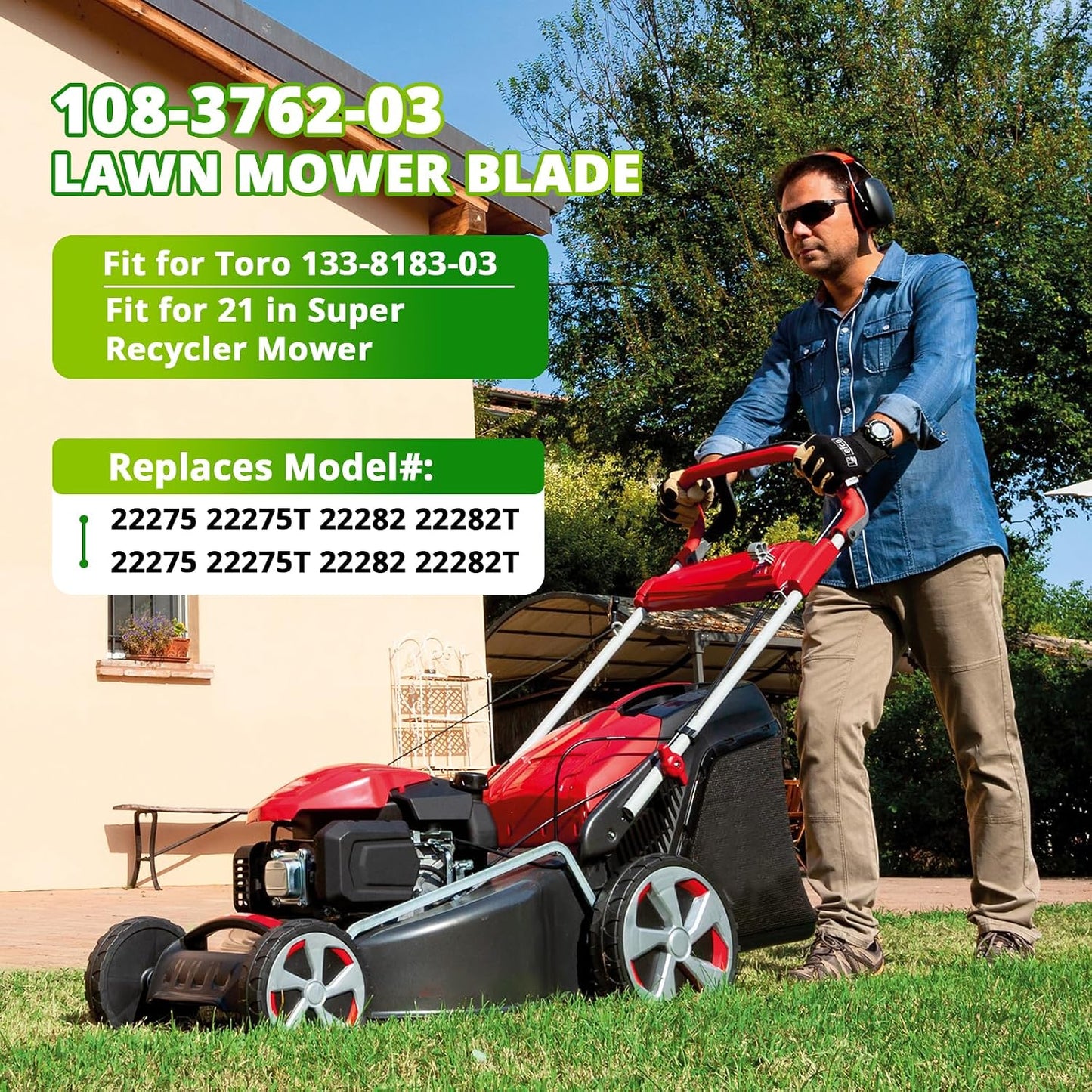 Cuchilla cortacésped Toro 21" 1 unidad negro