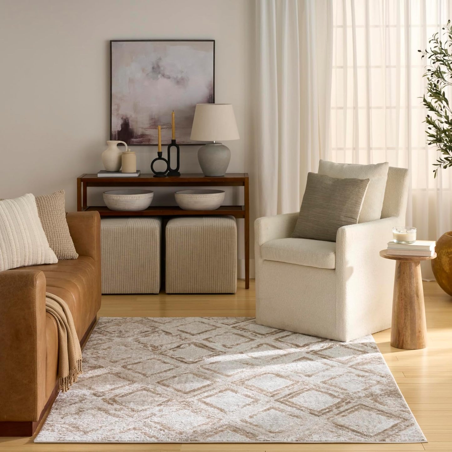 Alfombra 4x6ft para dormitorio sala comedor cocina