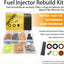 Kit 200 Juntas Tóricas Inyector Combustible
