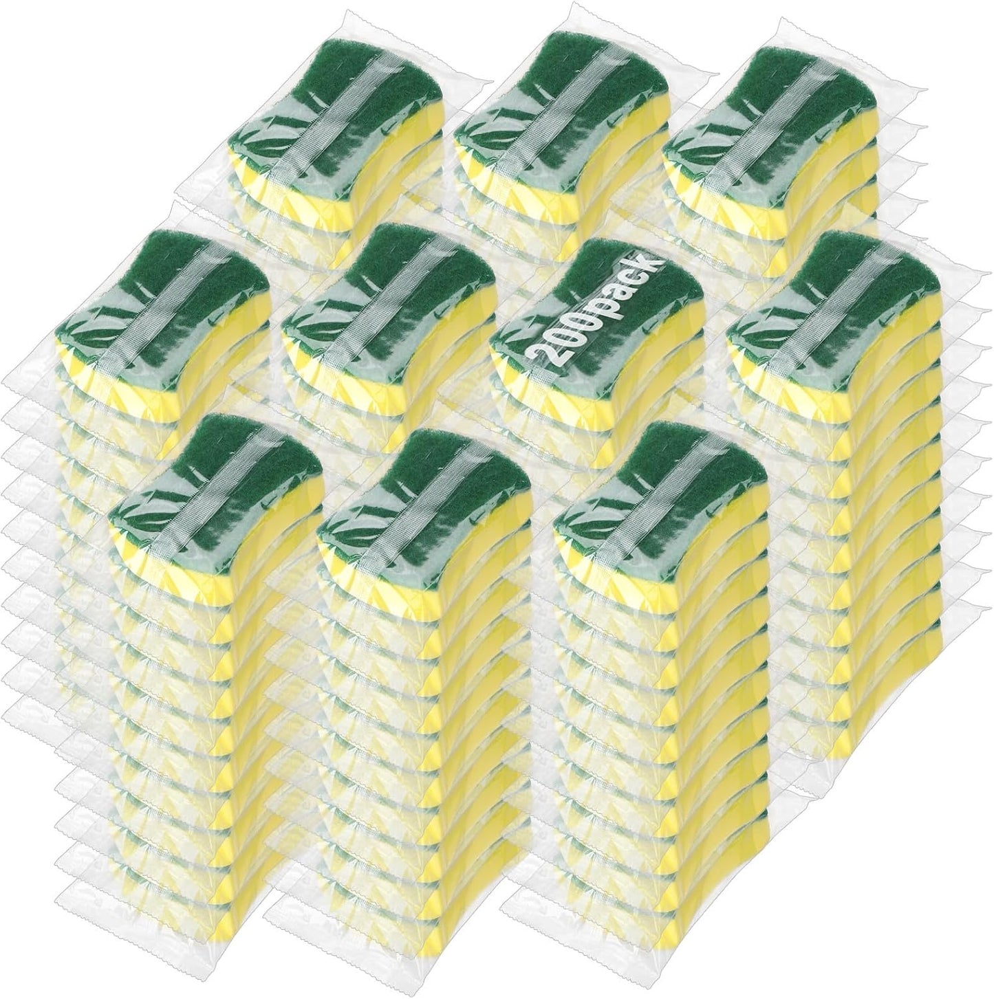 200 Esponjas para Limpiar Hogar Cocina Coche Bicicleta