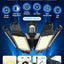 4 Luz LED Garaje 200W 7 Paneles Ajustables E26/E27