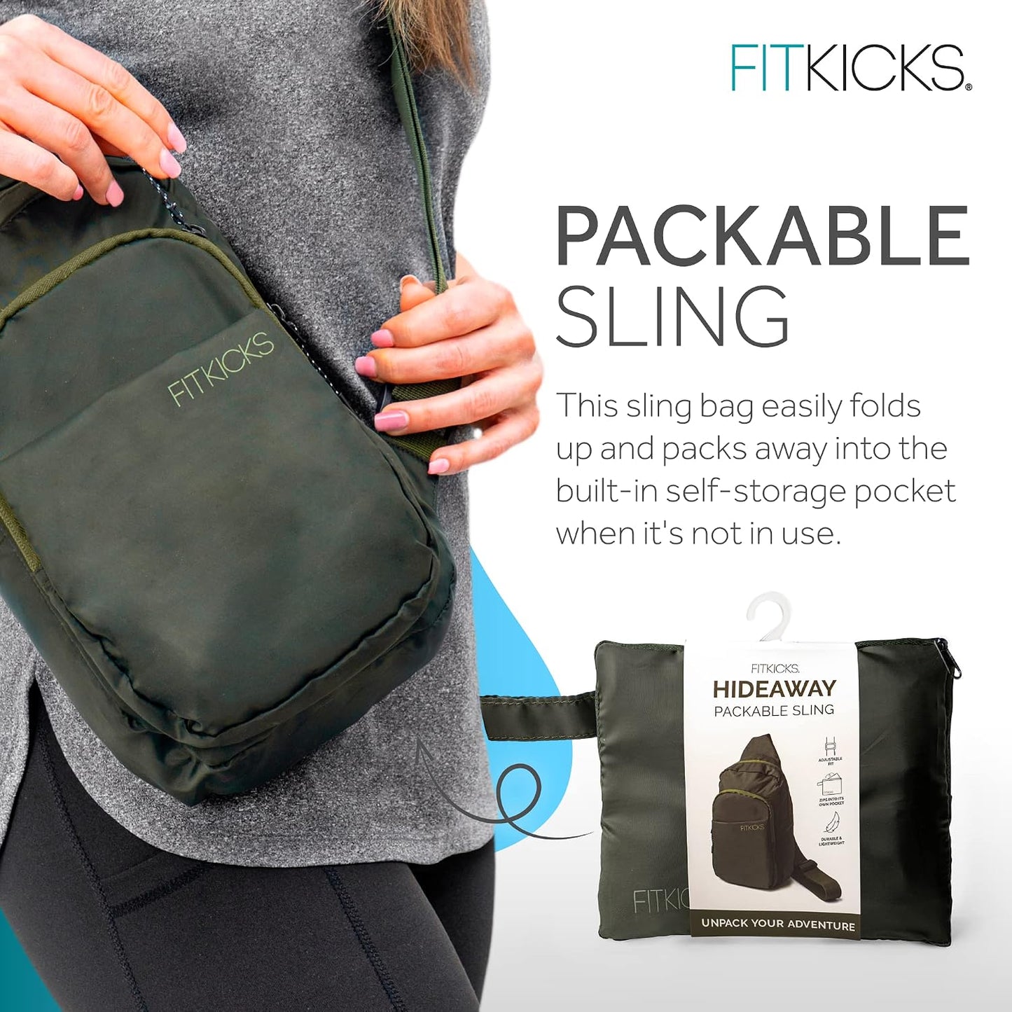 Bolso bandolera plegable unisex