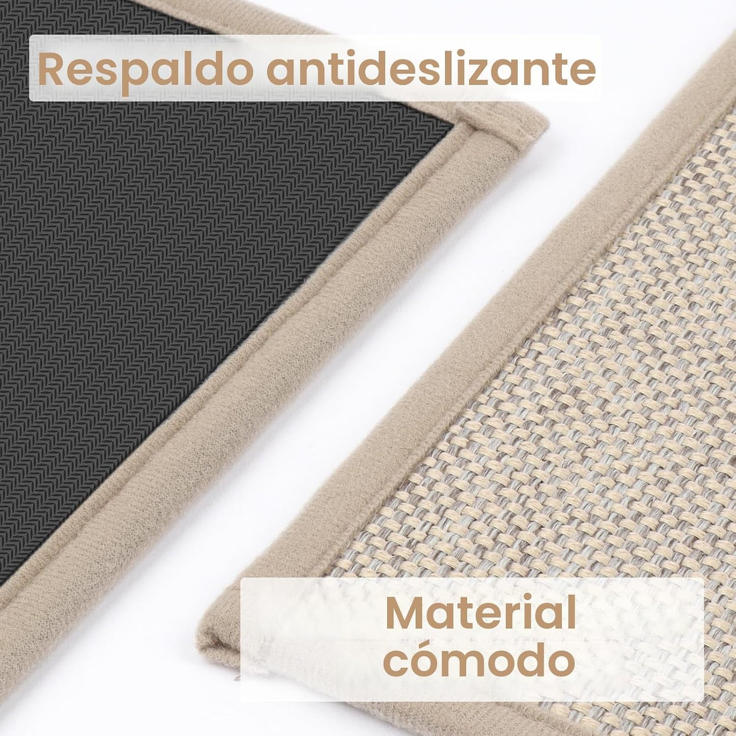 Tapete puerta 17x29pulg antiderrap absorbente lavable