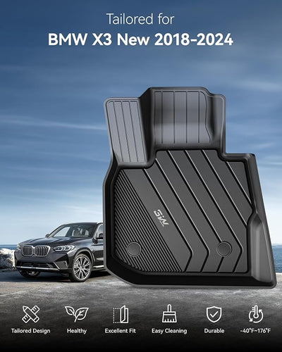 Alfombrillas BMW X3 2018-24 TPE ajuste personalizado