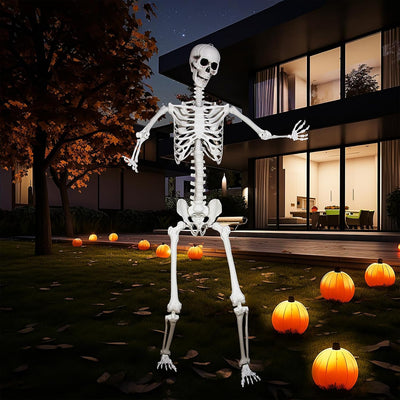 Esqueleto gigante Halloween 7.8pies articulaciones