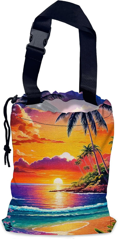 Bolsa basura coche colgante respaldo con cordón
