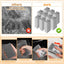 90 Esponjas para cocina sin comprimir no rayones color gris