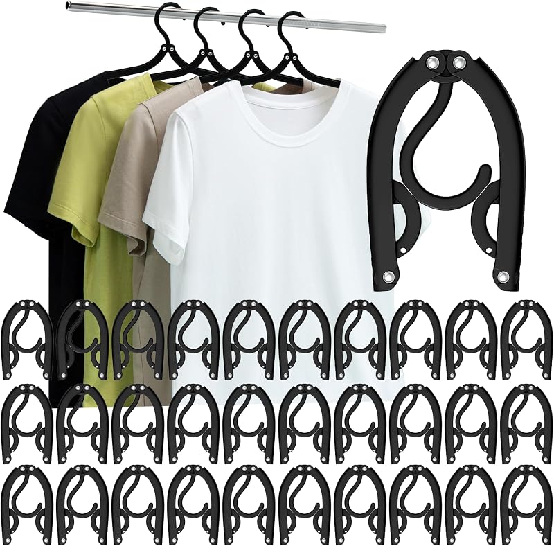Perchas plegables plástico para viaje camping dormitorio