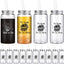 16 Vases Reutilizables 13.5oz con Tapas y Pajitas