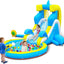 Tobogán acuático inflable delfín patio