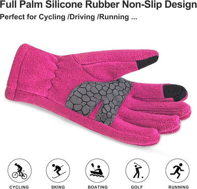 Guantes térmicos niños antideslizantes al aire libre