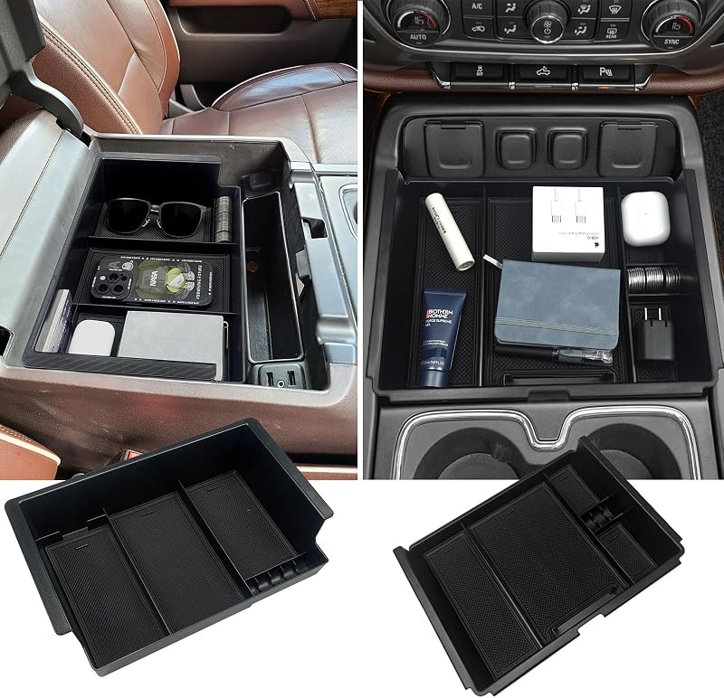 2 Pzas Organiz. Consola Chevy Silverado/GMC Sierra HD