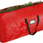 Bolsa almacenamiento árbol Navidad con cremallera 12" rojo