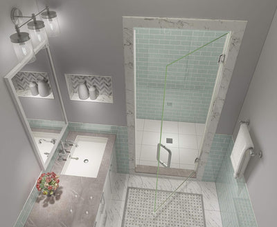 Puerta ducha acero inox Kinkade XL
