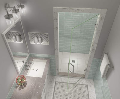 Puerta ducha acero inox Kinkade XL