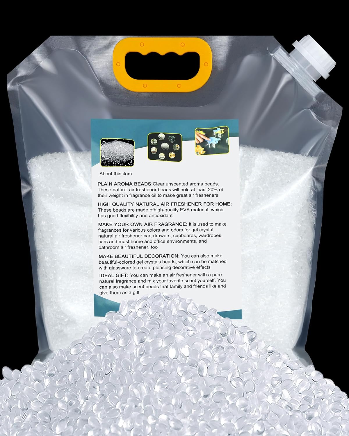 Perlas aroma sin fragancia para Freshies coche 3lb