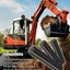Pasadores dientes 2.25" comp Hensley X156 Takeuchi TB135