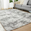 Alfombras shag 5x7pulg antideslizantes para dormitorio