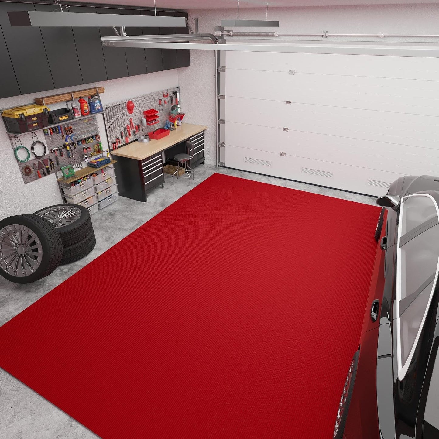 Alfombra antiderrap 6x6'6" para entrada garaje cocina patio
