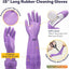 Guantes goma extra largos 15pulg antideslizantes para cocina