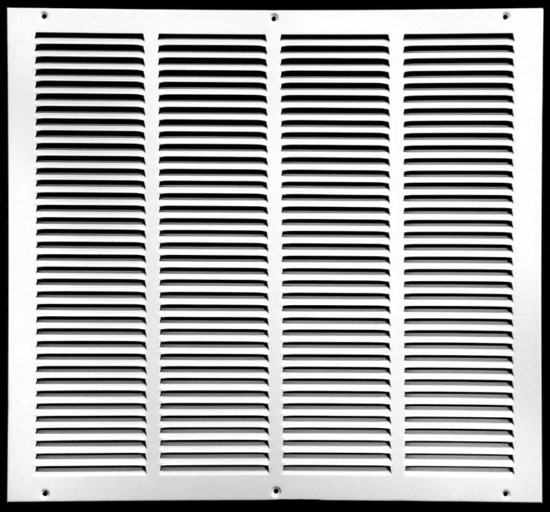 Rejilla aire retorno acero 20x18" techo pared blanco