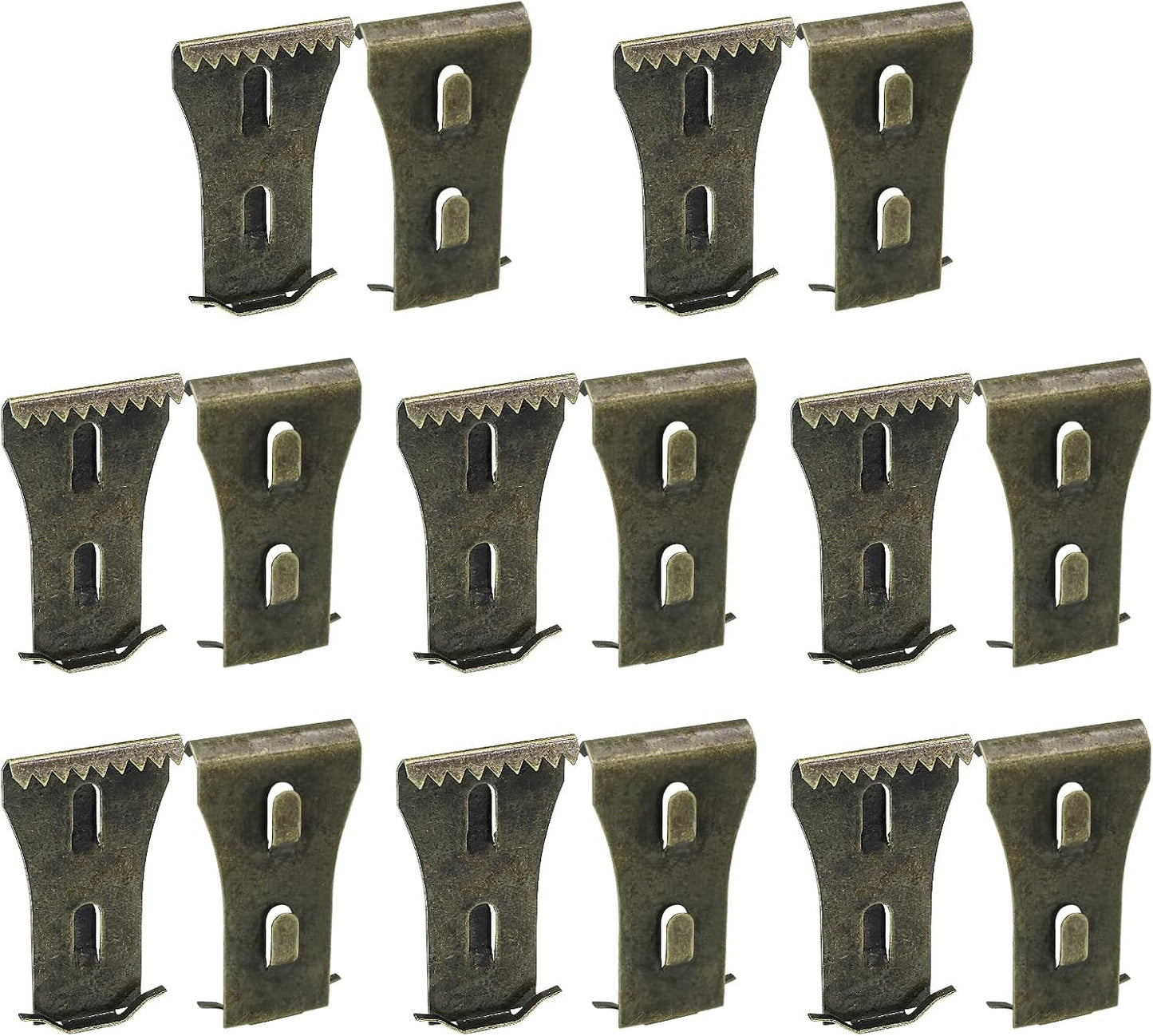 16 Ganchos Metal para Pared Externa 2-1/4 a 2-3/8pulg