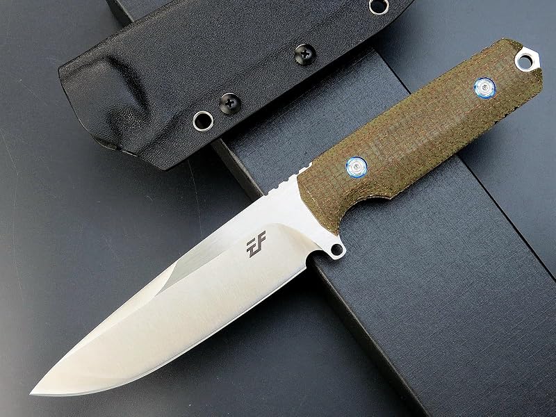 Cuchillo fijo DC53 Micarta tang completo camping caza