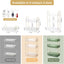 Organiz. baño 3 niveles para encimera y tocador blanco