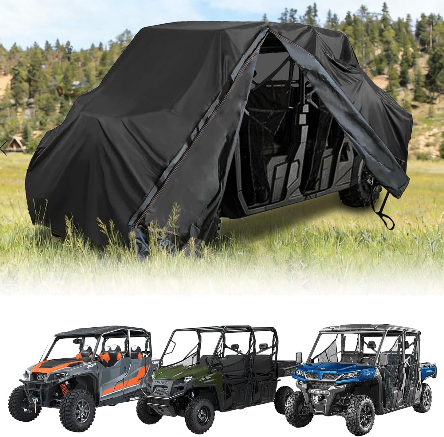 Funda UTV 4-6 Plazas Impermeable con Cremallera Polaris