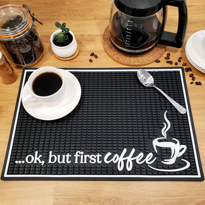 Alfombrilla PVC para Barra de Café 18x12 Antideslizante