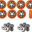 Ruedas patines exterior 89a pack 8 ABEC 9 hormigón asfalto