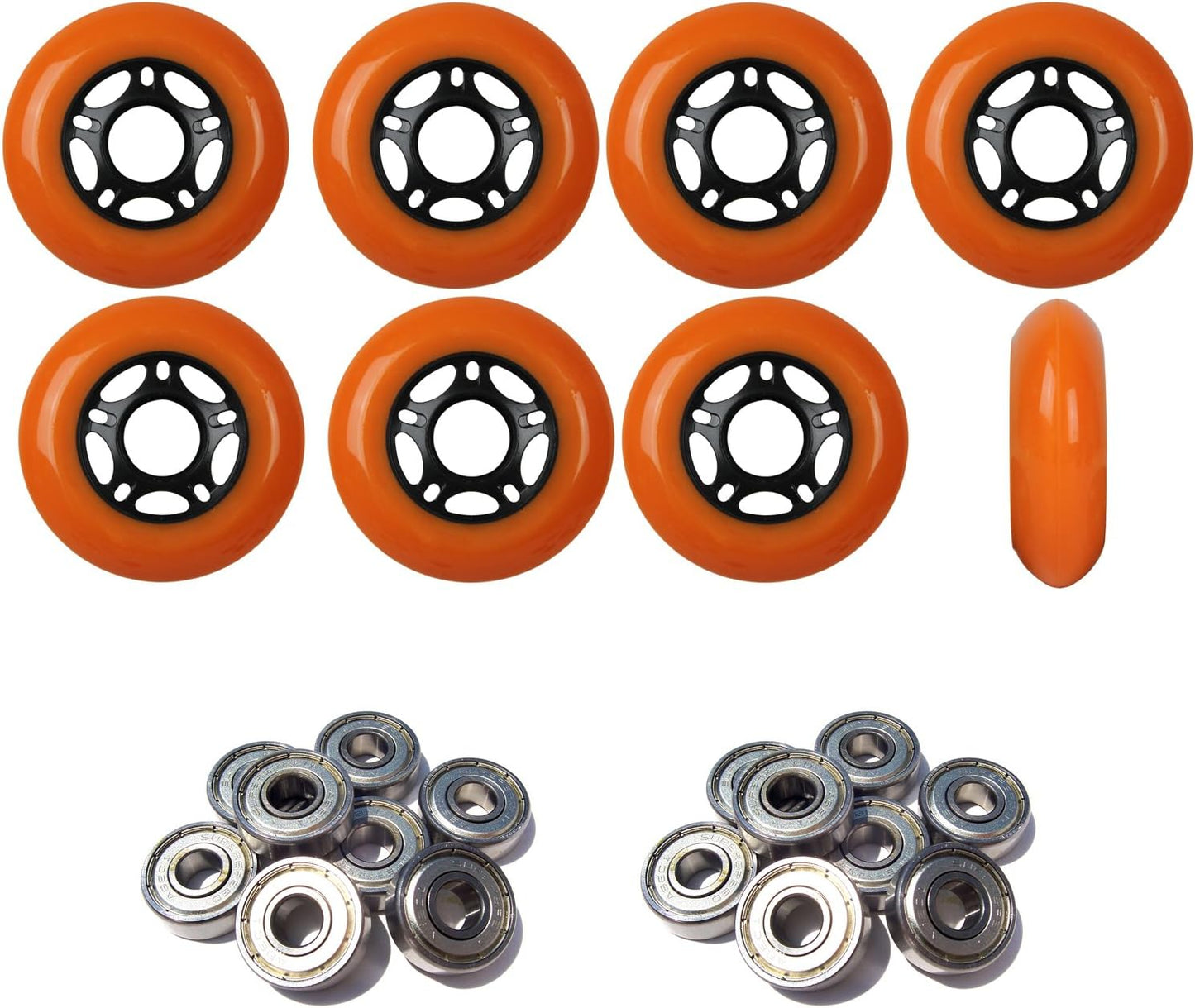 Ruedas patines exterior 89a pack 8 ABEC 9 hormigón asfalto