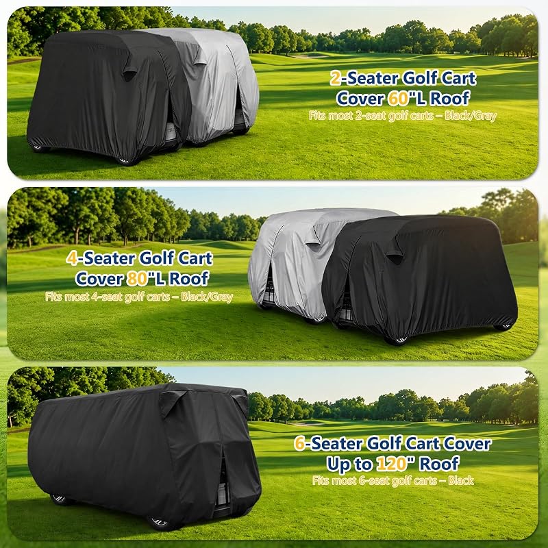 Funda carrito golf exterior comp Ez Go Club Car Yamaha 300d
